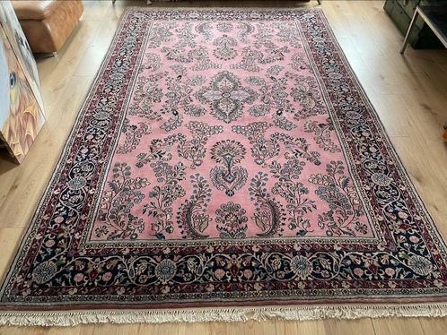 handgeknoopt Vintage perzisch oosters tapijt oud roze 3 x 2, Huis en Inrichting, Stoffering | Tapijten en Kleden, Nieuw, 200 cm of meer