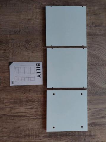 3 witte Ikea Billy plankjes 40x40 - Nieuw - afbeelding 1 3 witte Ikea Billy plankjes 40x40 - Nieuw - afbeelding 1