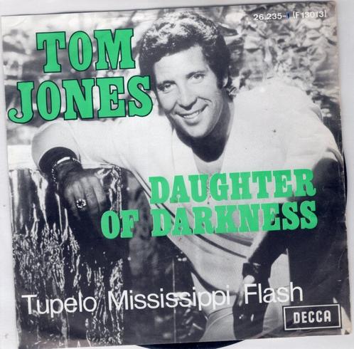 TOM JONES  -  Daughter of darkness, Cd's en Dvd's, Vinyl Singles, Gebruikt, Single, Pop, 7 inch, Verzenden