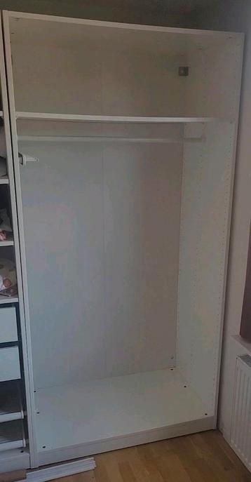 ikea pax kast b100 d58 h201met 2 lades en 2 schoenlades - afbeelding 4 ikea pax kast b100 d58 h201met 2 lades en 2 schoenlades - afbeelding 4