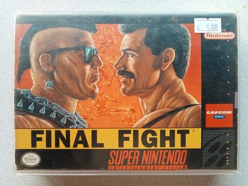 Final Fight SNES USA (Plasticbox), Spelcomputers en Games, Games | Nintendo Super NES, Gebruikt, Vechten, 1 speler, Ophalen