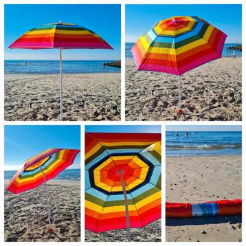 Vrolijke strand parasol.