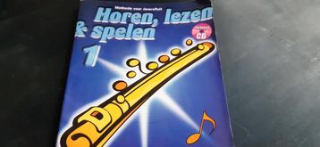 Horen Lezen Spelen dl 1 Dwarsfluit incl. CD een Haske boek'