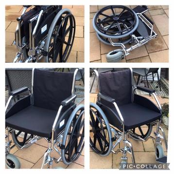Oerdegelijke stevige inklapbare rolstoel antilekbanden.