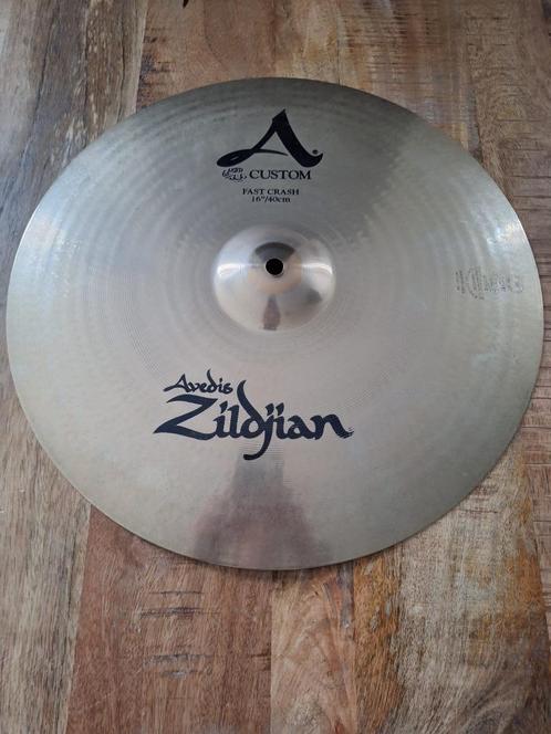 Zildjian A custom 16' Fast crash, Muziek en Instrumenten, Instrumenten | Onderdelen, Zo goed als nieuw, Drums of Percussie, Ophalen of Verzenden