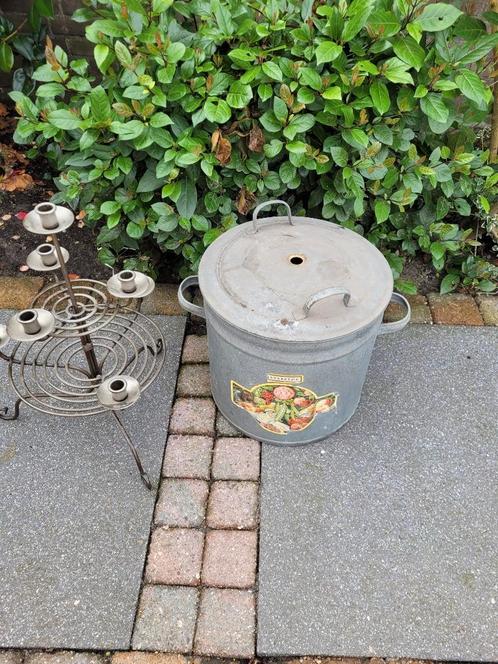 Oude weckketel met alle toebehoren, Antiek en Kunst, Curiosa en Brocante, Ophalen of Verzenden