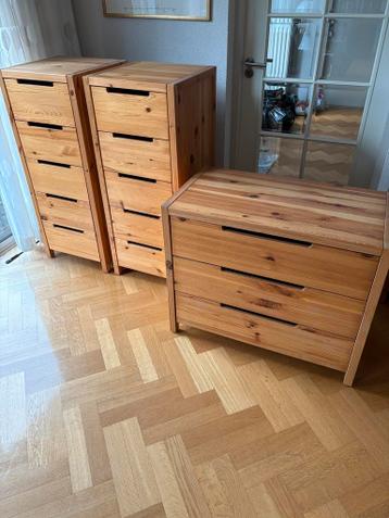Ikea Tovik Houten ladekasten 4 kasten - afbeelding 2 Ikea Tovik Houten ladekasten 4 kasten - afbeelding 2