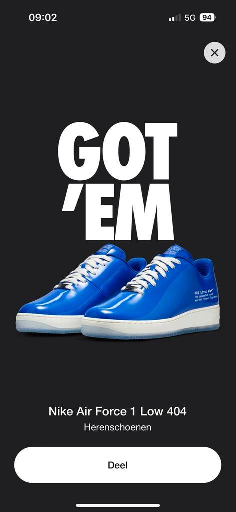 Nike Air Force 404 en Nike Air Force tinaj en .swoosh sok, Kleding | Heren, Schoenen, Nieuw, Sneakers of Gympen, Blauw, Ophalen