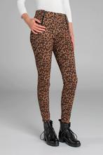 Claudia Strater high waist broek panter print bruin 42 39679