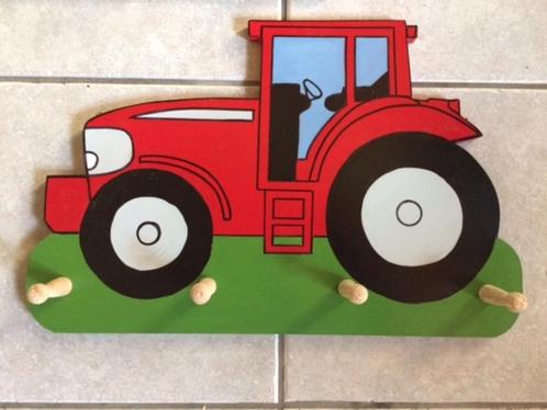 houten kapstok van tractors, Kinderen en Baby's, Kinderkamer | Inrichting en Decoratie, Nieuw, Kapstokje, Ophalen of Verzenden
