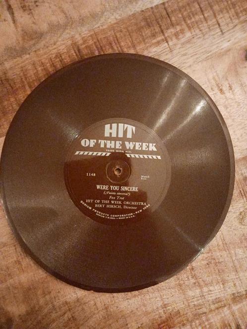 Hit of the week - Hit of the week orch.- were you sincere  , Cd's en Dvd's, Vinyl | Overige Vinyl, Zo goed als nieuw, 10 inch