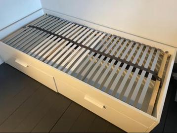 BRIMNES - IKEA bedframe met opberglades + VALEVÅG matras - afbeelding 4 BRIMNES - IKEA bedframe met opberglades + VALEVÅG matras - afbeelding 4