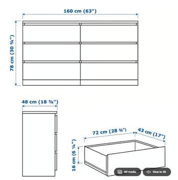 IKEA Malm dresser - afbeelding 5 IKEA Malm dresser - afbeelding 5