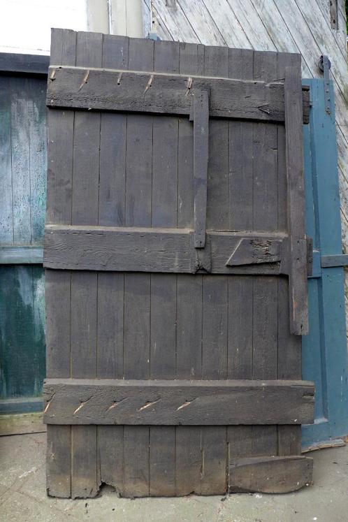Prachtige oude stal deur, Doe-het-zelf en Verbouw, Deuren en Horren, Gebruikt, Buitendeur, 200 tot 215 cm, 120 cm of meer, Hout
