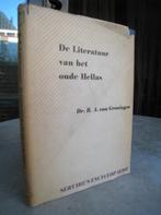 Groningen, Dr. B. A., v. - De Literatuur van het oude Hellas