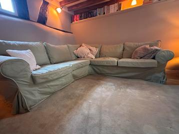 Groene IKEA Ektorp Hoekbank - afbeelding 1 Groene IKEA Ektorp Hoekbank - afbeelding 1