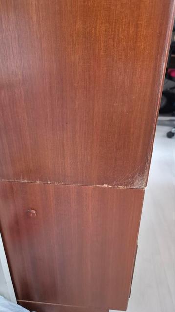 Mid Century Houten Garderobekast tegen elk aannemelijk bod. - afbeelding 8 Mid Century Houten Garderobekast tegen elk aannemelijk bod. - afbeelding 8