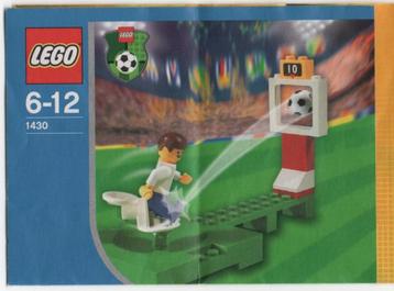 lego 1430-2 lego voetbal, kleine voetbal-set (2002)