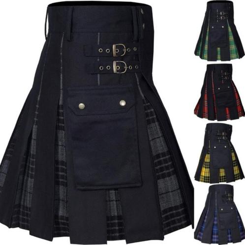 Heren kilt met zakje / schotse kleding schotland mannen rok, Kleding | Heren, Carnavalskleding en Feestkleding, Nieuw, Kleding