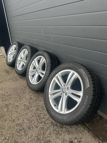 VW Tiguan Sebring velgen 18 inch origin Pirelli winter 7mm 