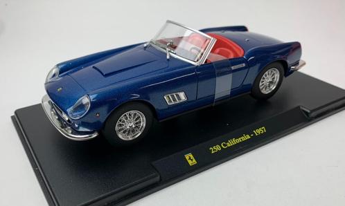 Jsn Atlas 1:24 Ferrari 250 California, blue 1957, 2 openinge, Hobby en Vrije tijd, Modelauto's | 1:24, Nieuw, Auto, Overige merken