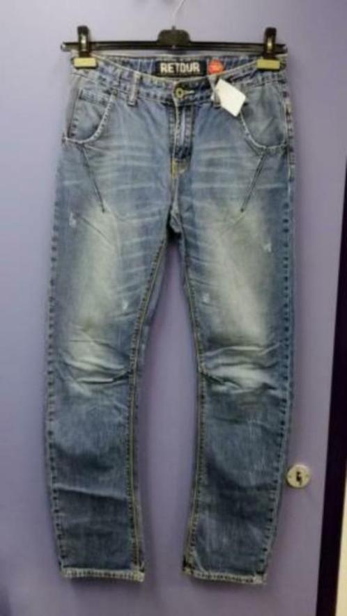 Retour licht blauwe jeans in used look 16jr / heren XS 31904, Kleding | Heren, Spijkerbroeken en Jeans, Zo goed als nieuw, W32 (confectie 46) of kleiner