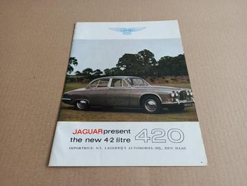 Reclame (uit oud tijdschrift) Jaguar 420 (1963) 