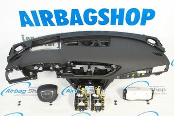 Airbag set - Dashboard 4 spaak HUD zwart Audi A7 4G