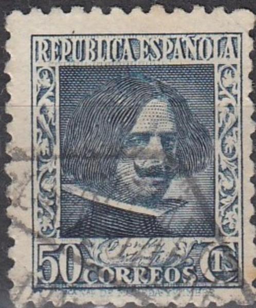 Spanje -SP1.07- 1936 - Diego Rodriguez de Silva y Velazquez, Postzegels en Munten, Postzegels | Europa | Spanje, Gestempeld, Verzenden