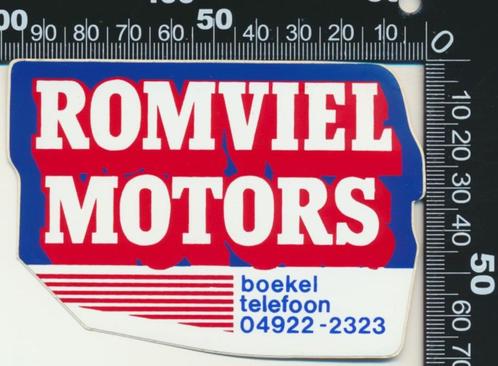 Sticker: Romviel Motors - Boekel (2), Verzamelen, Stickers, Auto of Motor, Ophalen of Verzenden