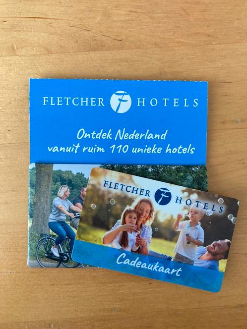 Fletcher Hotels cadeaukaart - cadeaubon t.w.v. €200,-, Tickets en Kaartjes, Kortingen en Cadeaubonnen, Overige typen, Cadeaubon