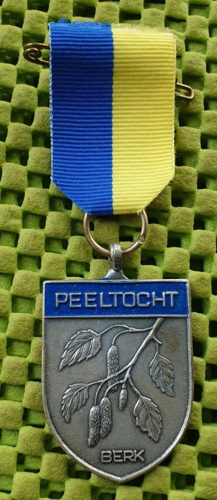 Medaille : Peeltocht "Berk " - W.S.V- St.Willibrord  Deurne., Postzegels en Munten, Penningen en Medailles, Overige materialen