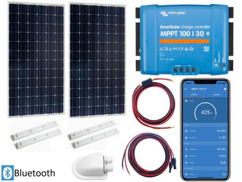 Victron Energy Zonnepanelen Set Bluetooth – 350Wp, Caravans en Kamperen, Camper-accessoires, Nieuw, Ophalen of Verzenden