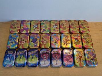 Partij Pokemon mini tins, Paldaen Fates, 151, 24 stuks