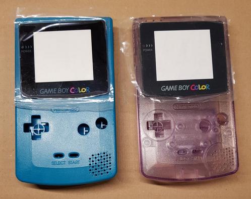 2 Orginele Gameboy color behuizingen COMPLEET!, Spelcomputers en Games, Spelcomputers | Nintendo Game Boy, Zo goed als nieuw, Ophalen of Verzenden