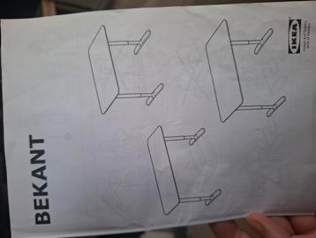 Bureau Bekant Ikea, 60 x 140 cm - afbeelding 1 Bureau Bekant Ikea, 60 x 140 cm - afbeelding 1