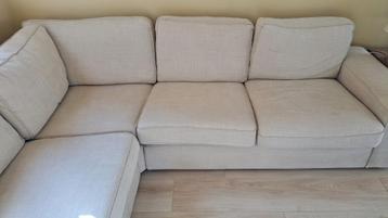 Beige hoekbank - afbeelding 2 Beige hoekbank - afbeelding 2