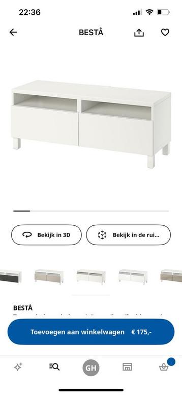 Besta (Ikea) TV meubel, in goede staat - afbeelding 4 Besta (Ikea) TV meubel, in goede staat - afbeelding 4