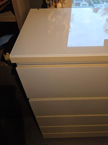 Witte Ikea malm ladekast met 6 lades - afbeelding 3 Witte Ikea malm ladekast met 6 lades - afbeelding 3