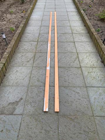 Twee gebruikte tengels van 347 cm lang