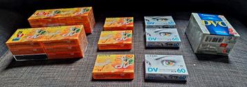 Mini DV tapes TDK, Sony. DVC Panasonic. Nieuw in verpakking.