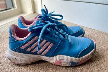 K-Swiss tennisschoenen maat 38 babyblauw / roze