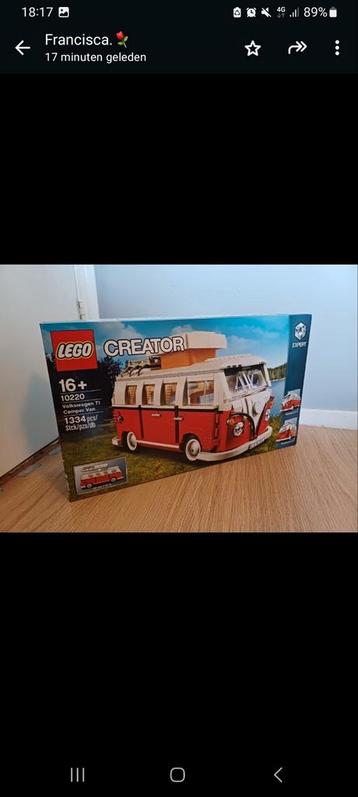 Lego vw volkswagen bus nieuw ongeopende doos 10220 netjes
