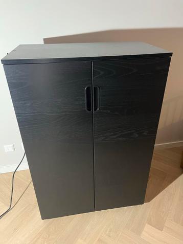 Ikea Galant kast met deuren. Zwart gebeitst essenfineer - afbeelding 3 Ikea Galant kast met deuren. Zwart gebeitst essenfineer - afbeelding 3