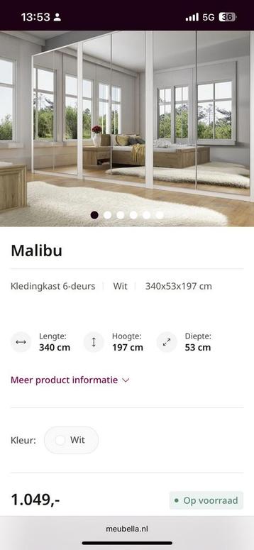 Kledingkasten Wit 340x197x53cm MOET ZO SNEL MOGELIJK WEG! - afbeelding 4 Kledingkasten Wit 340x197x53cm MOET ZO SNEL MOGELIJK WEG! - afbeelding 4