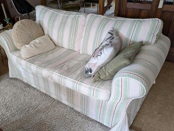 Ikea Ektorp Sigsta hoezen groen met streep. - afbeelding 2 Ikea Ektorp Sigsta hoezen groen met streep. - afbeelding 2