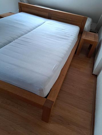 Eiken bedframe (160x200) - afbeelding 4 Eiken bedframe (160x200) - afbeelding 4