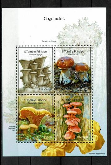 s tome e princ 2014 pf blok paddenstoelen mushrooms flora 2