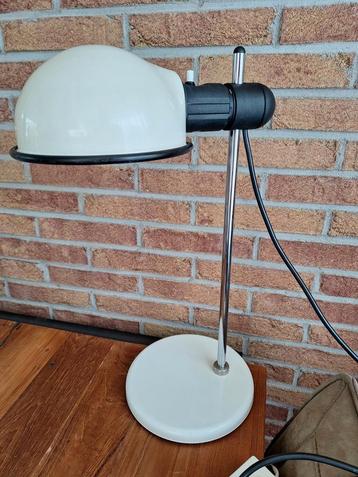 Vintage bureau tafellamp room wit