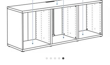 Ikea Besta TV Meubel - Wit - afbeelding 2 Ikea Besta TV Meubel - Wit - afbeelding 2
